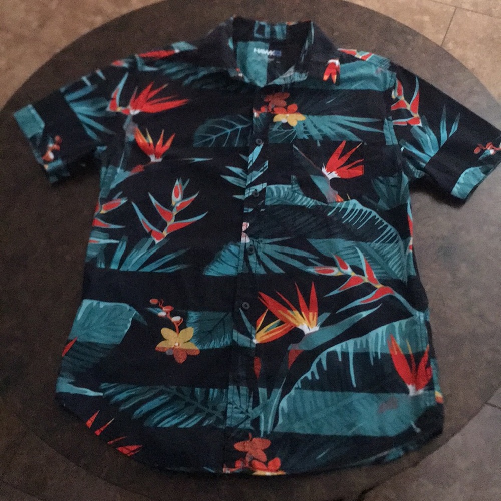 Button down shirt.  100% cotton.